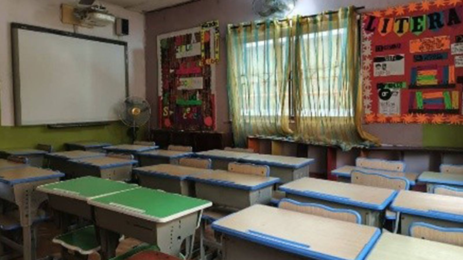 Happy kids at school